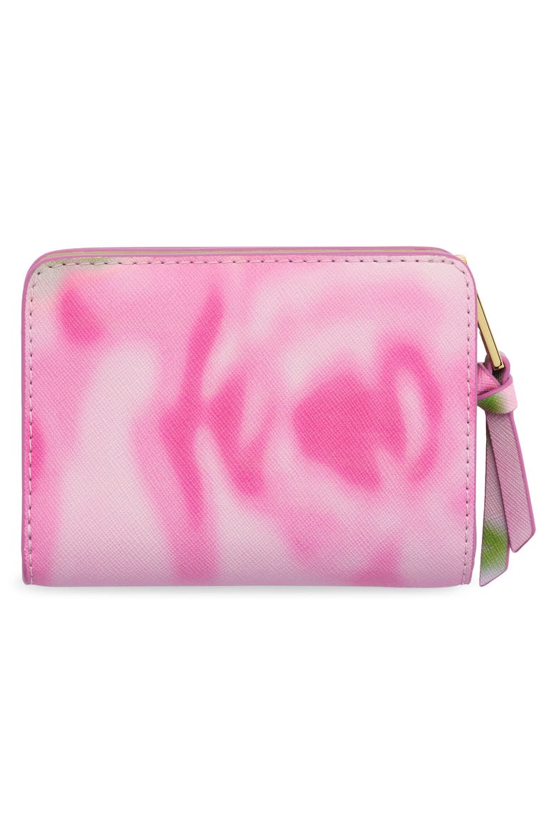 The Mini Compact Wallet, Alternate, color, RIBBON PINK MULTI