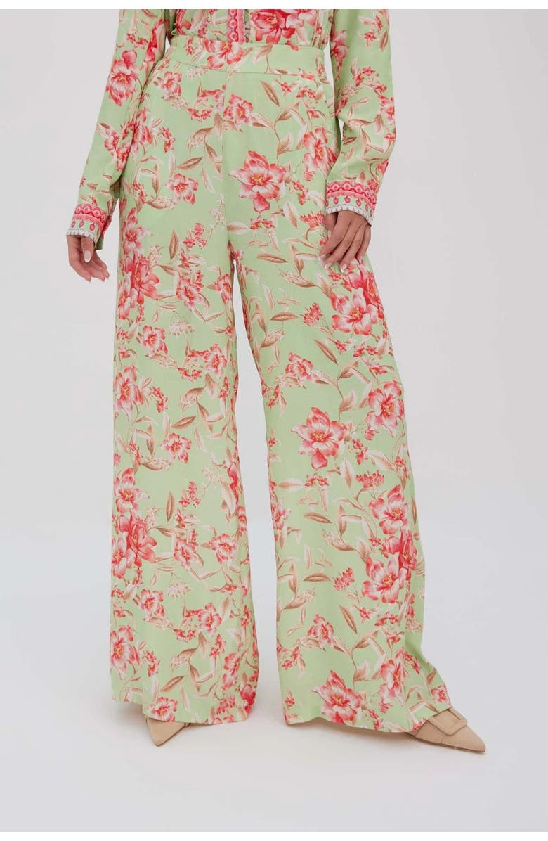 RAISHMA Naomi Green Trousers, Main, color, Green