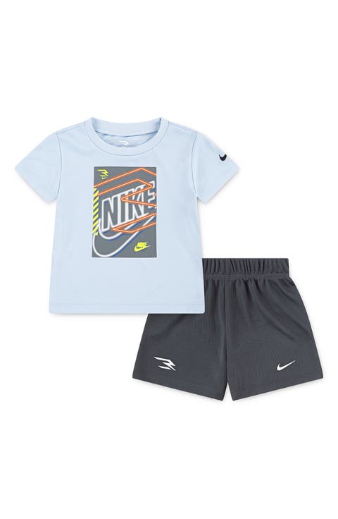 Three x Three Graphic T-Shirt & Shorts (Baby)
