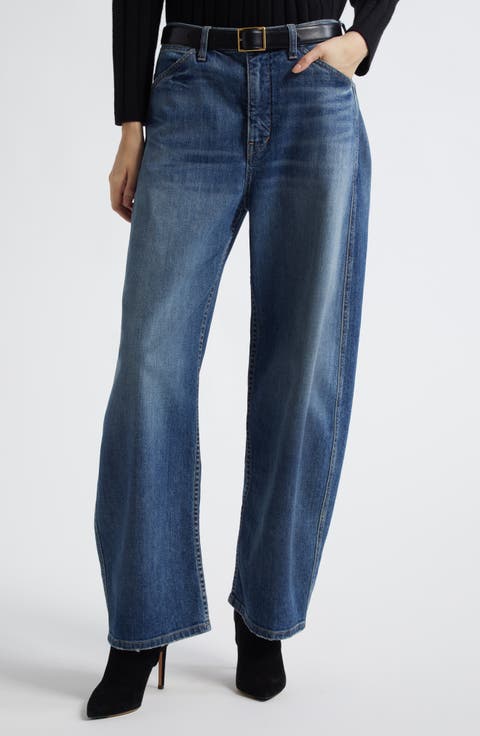 Tribeca Barrel Leg Jeans (Classic Wash)