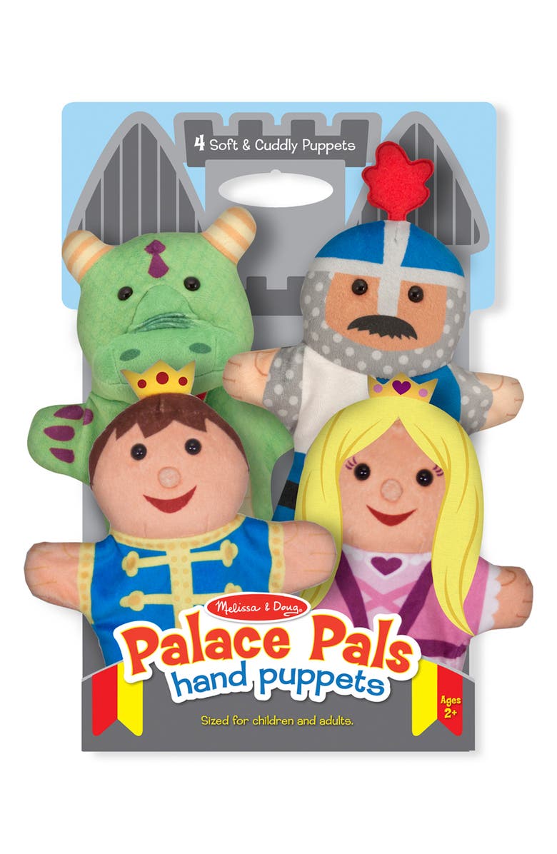Melissa & Doug Tabletop Puppet Theatre & Puppets Toy Set, Main, color, 