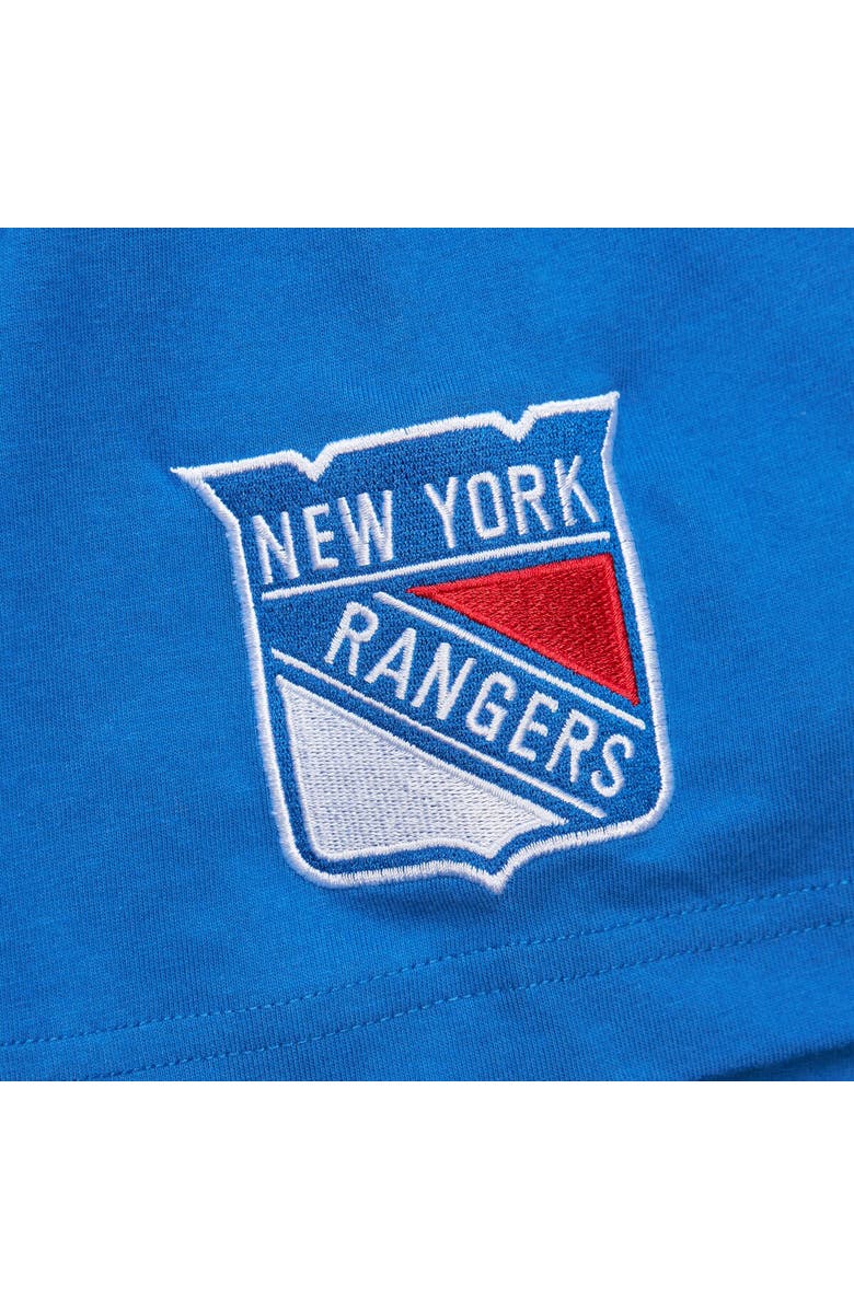 Mitchell & Ness Men's Mitchell & Ness Mark Messier Blue New York Rangers Premium Nickname Vintage Logo T-Shirt, Alternate, color, Blue