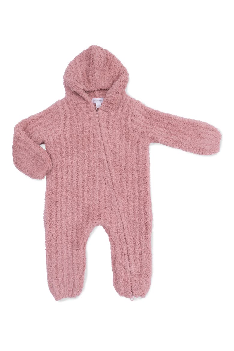 Kids' Chenille Hooded Romper, Main, color, ROSE