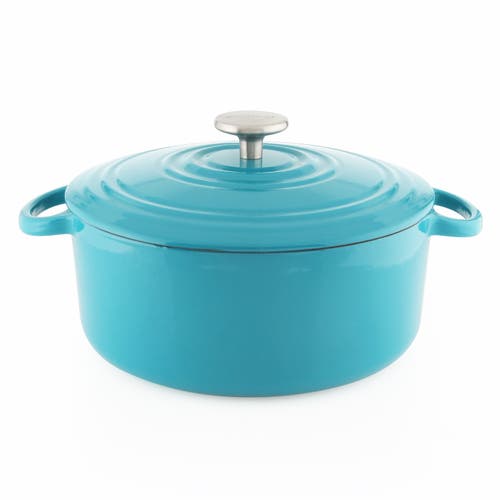 CHANTAL 3 Qt Round Cast Iron Dutch Oven in Sea Blue  product