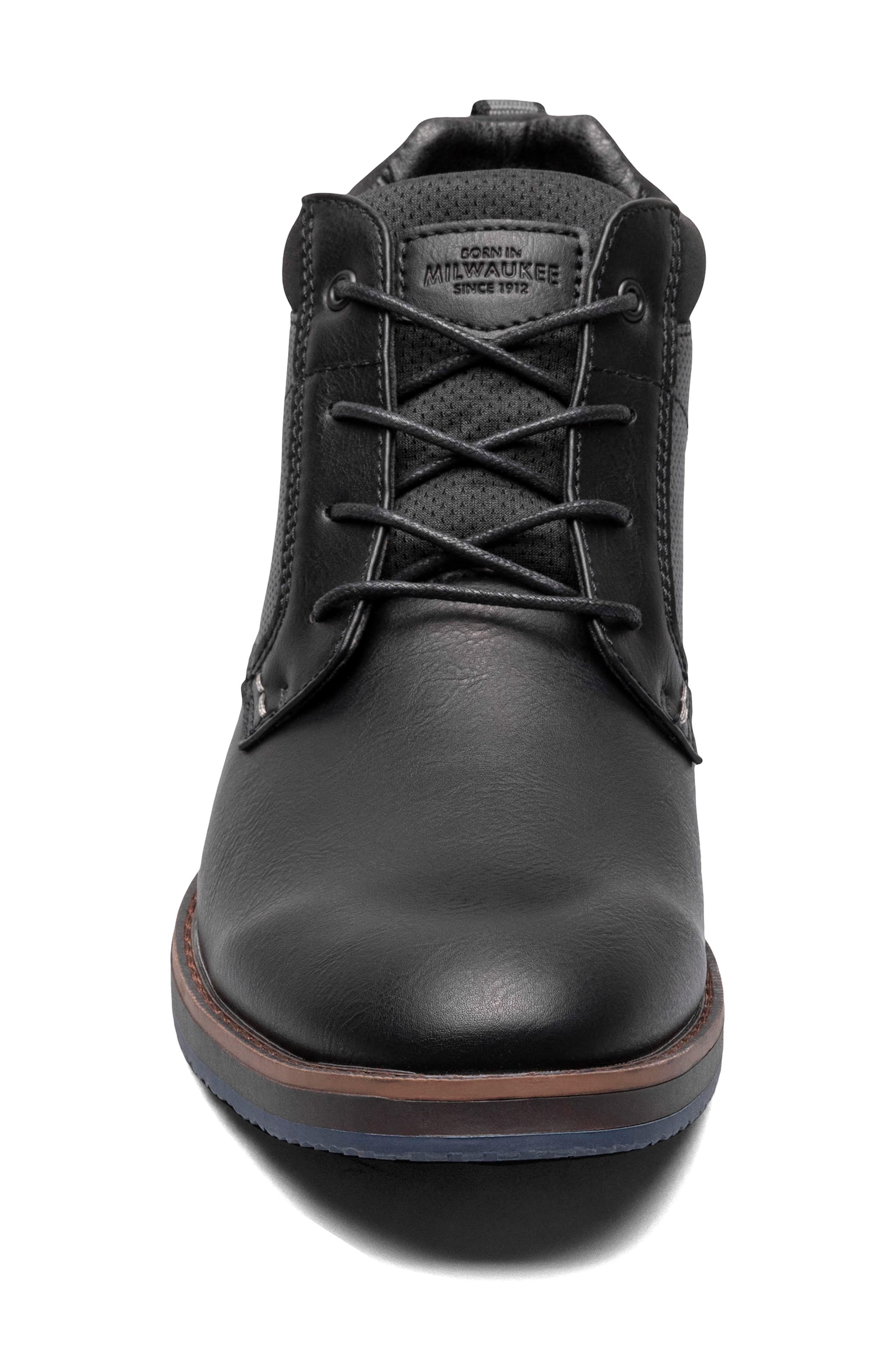 NUNN BUSH Circuit Plain Toe Chukka Boot - Wide Width Available, Alternate, color, Black