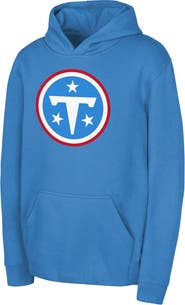 Outerstuff Youth Light Blue Tennessee Titans Primary Logo Fleece Hoodie