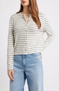 rag & bone/JEAN The Knit Stripe Boxy Cardigan
