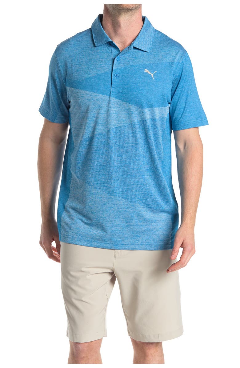 PUMA GOLF Alterknit Jacquard Polo, Main, color,