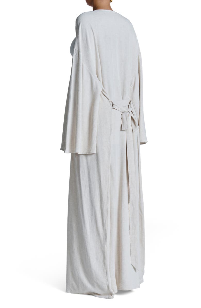 Naked Wardrobe Cotton & Linen Oversize Duster, Alternate, color, 