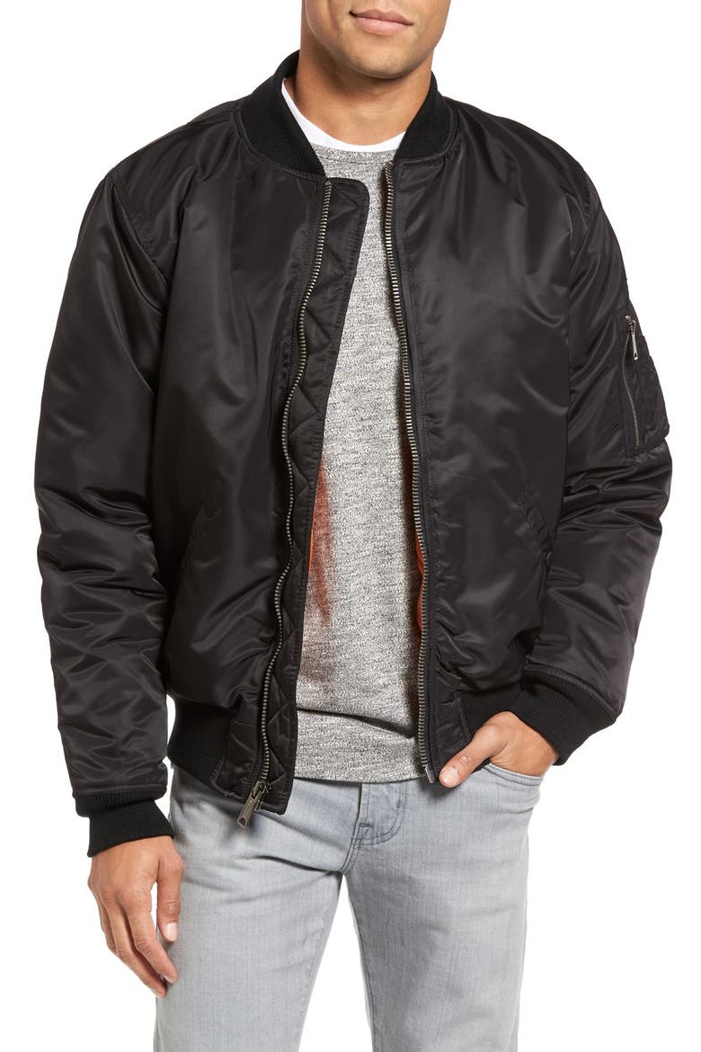 Water Resistant MA-1 Flight Jacket (Men) | Nordstrom