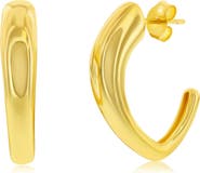 SIMONA Abstract Hoop Earrings