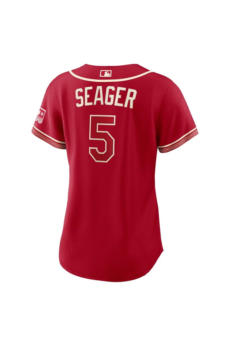 Women's Nike Corey Seager Red Texas Rangers 2026 City Connect Stadium Jersey, Alternate, color, Red