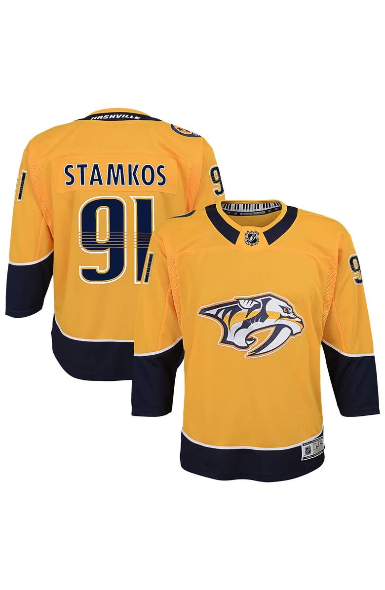 Outerstuff Youth Steven Stamkos Gold Nashville Predators Home Premier Player Jersey, Main, color, Gold