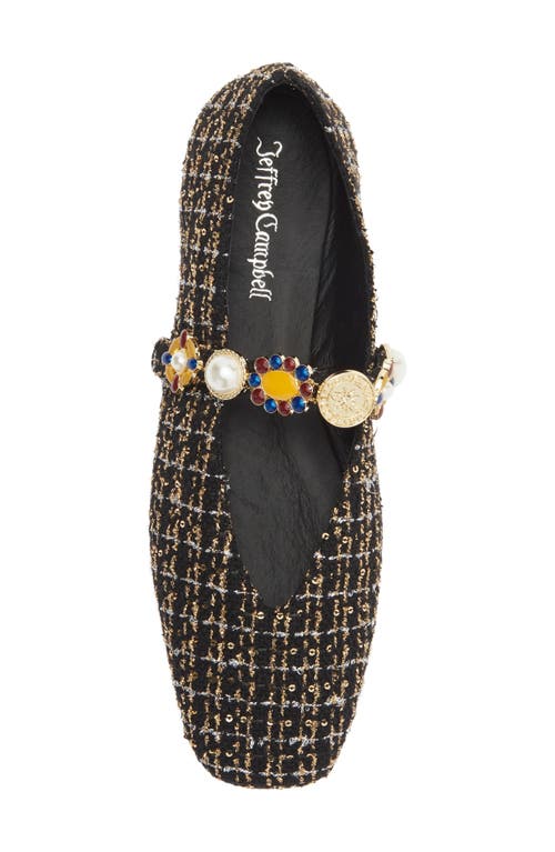 Jeffrey Campbell Amarissa Mary Jane Flat In Black