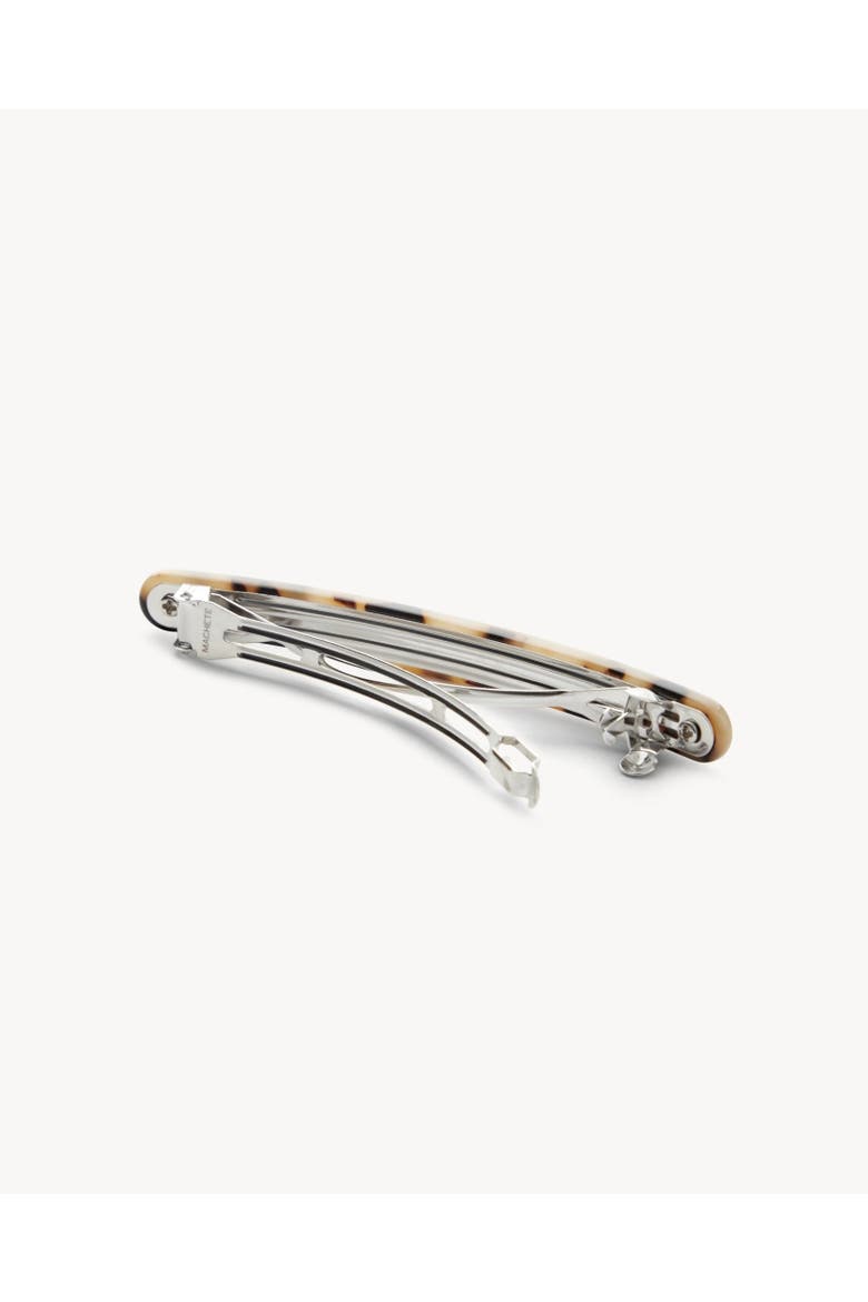 Slim Paris Barrette, Alternate, color, Blonde Tortoise