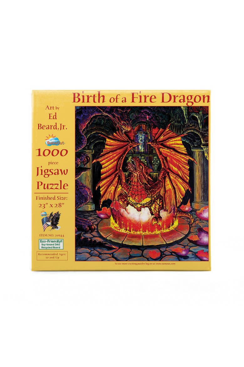 Birth of a Fire Dragon 1000 piece Jigsaw Puzzle for Adults, Alternate, color, Multicolor