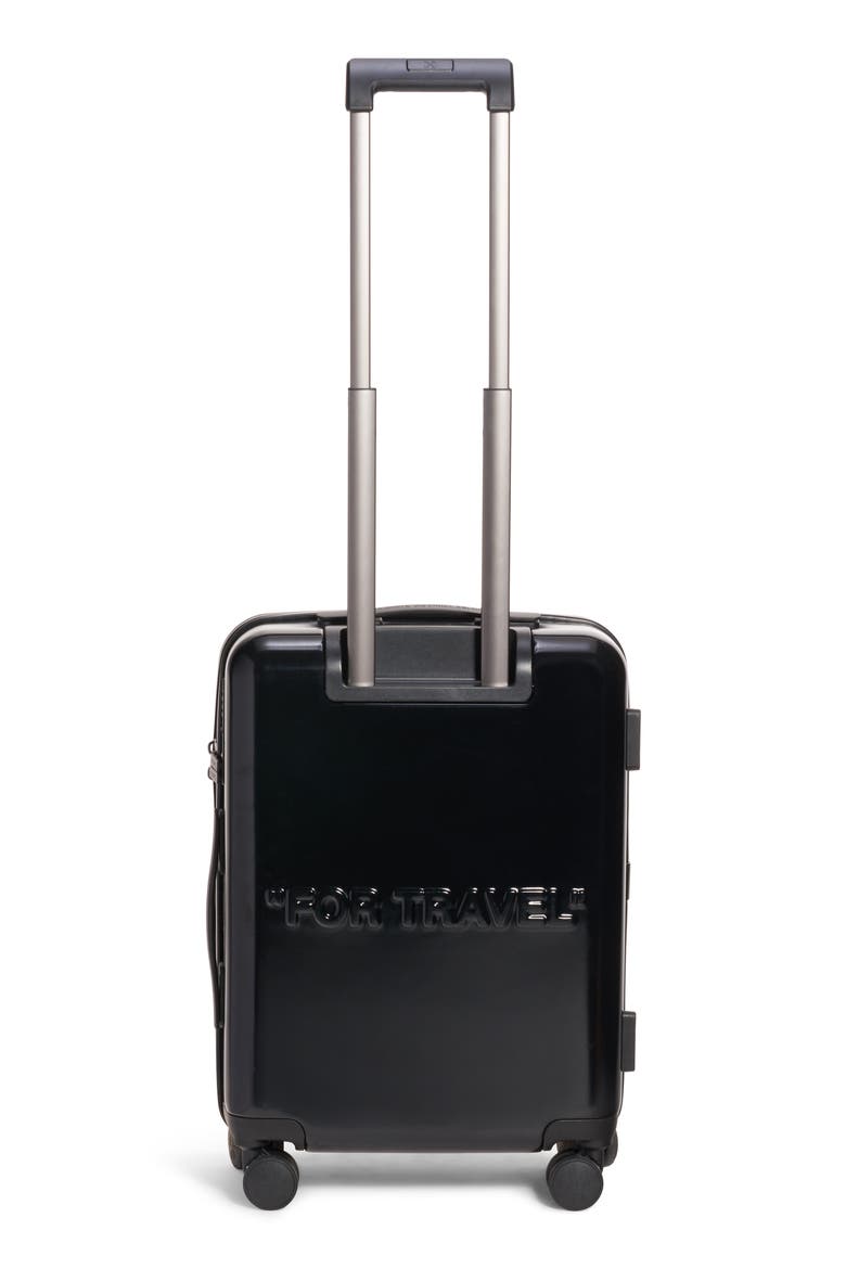 Arrow 21-Inch Hard Side Trolley Wheeled Suitcase, Alternate, color, BLACK