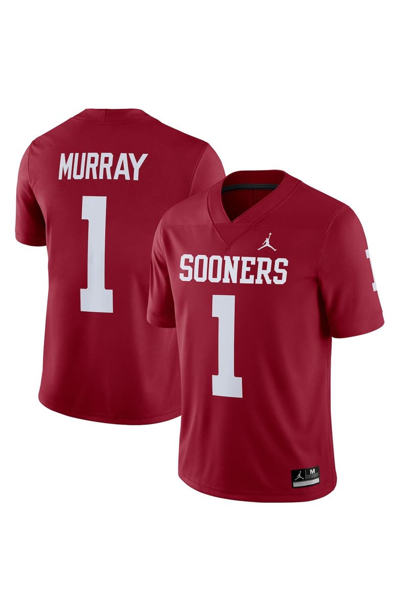Jordan Brand Men's Jordan Brand Kyler Murray Crimson Oklahoma Sooners Alumni Game Jersey, Main, color, 