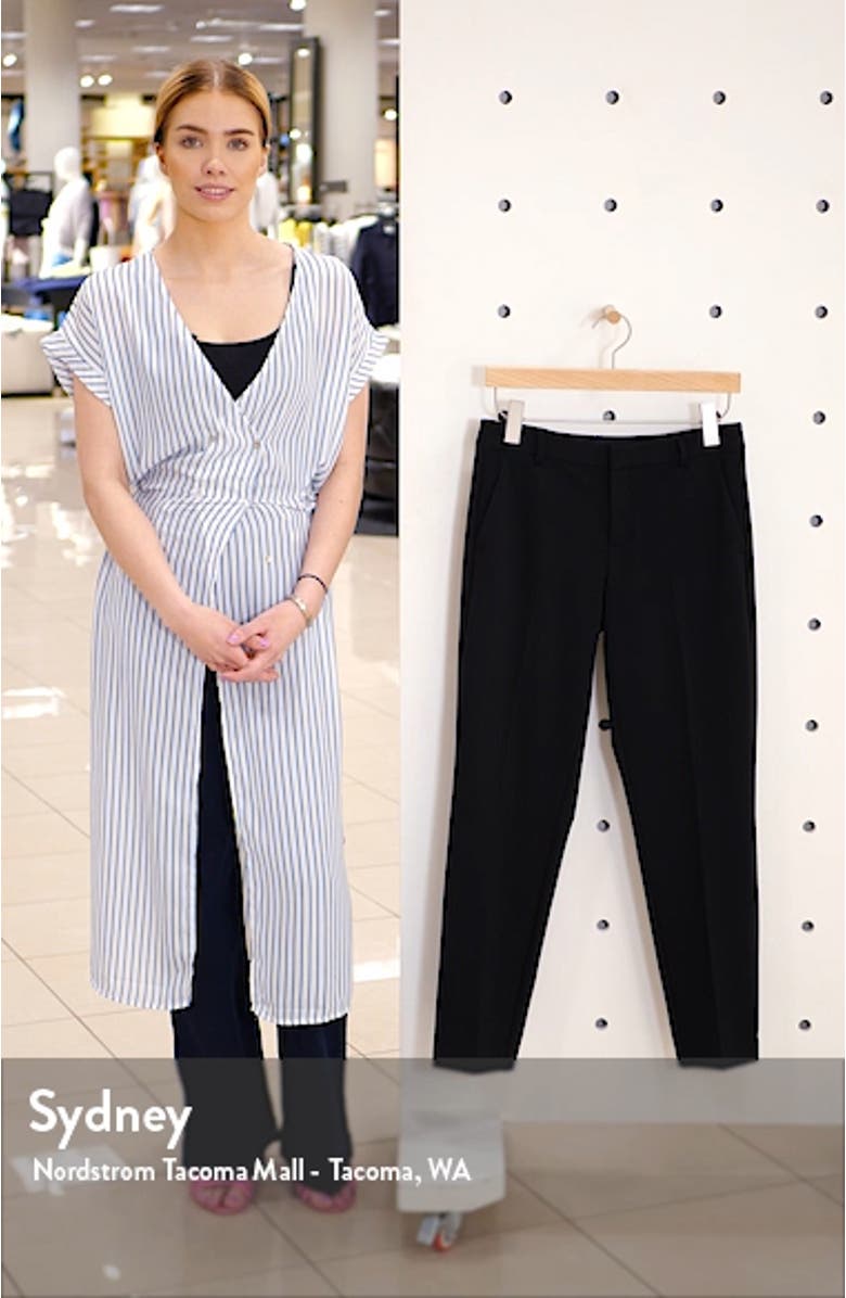 Slim Leg Tech Ponte Ankle Pants, sales video thumbnail