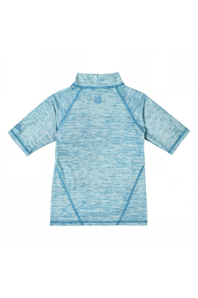 Short Sleeve Sport Sun & Swim Shirt, Alternate, color, Lagoon Malibu Cruisin