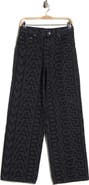 Marc Jacobs Monogram Wide Leg Jeans