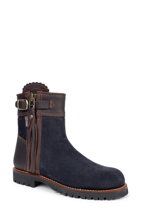 Inclement Cropped Tassel Bootie