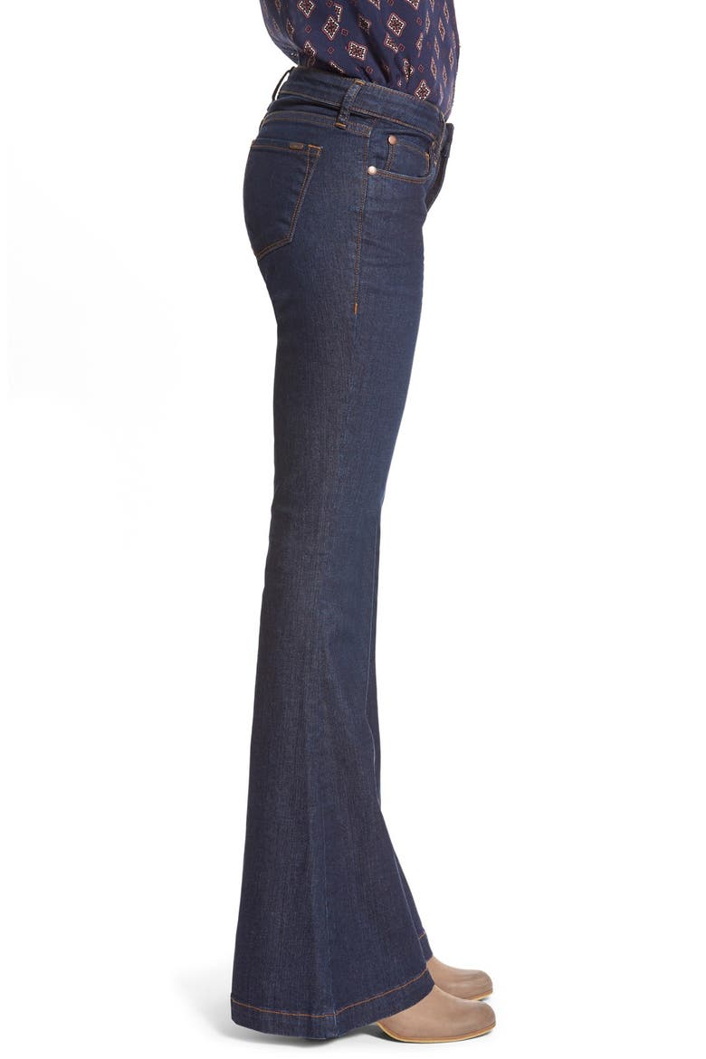 STS Blue 'Nikki' Flare Leg Skinny Jeans, Alternate, color, NAPA W/ DARK BASE