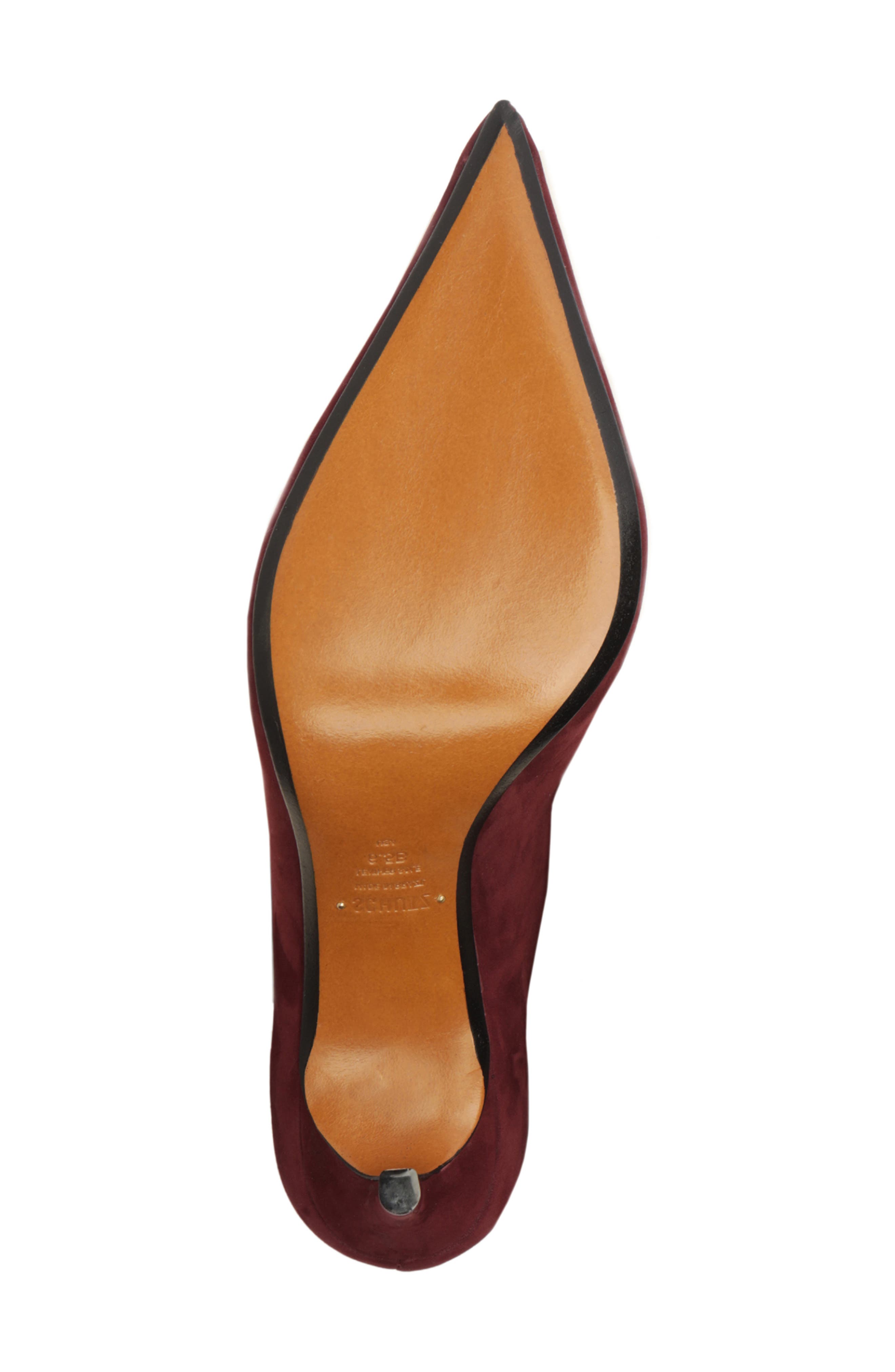 Ellen Up Pointed Toe Boot, Alternate, color, VINO