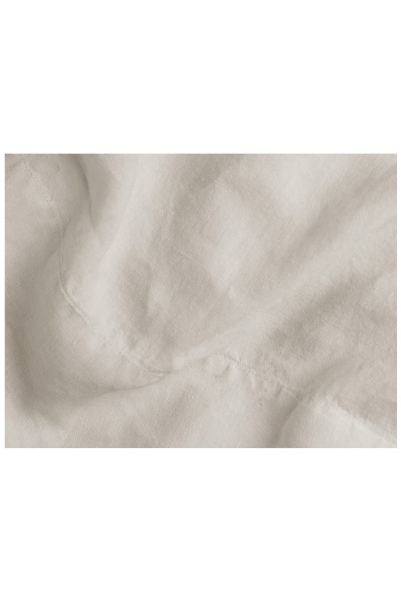 Linen Flat Sheet, Alternate, color, BONE