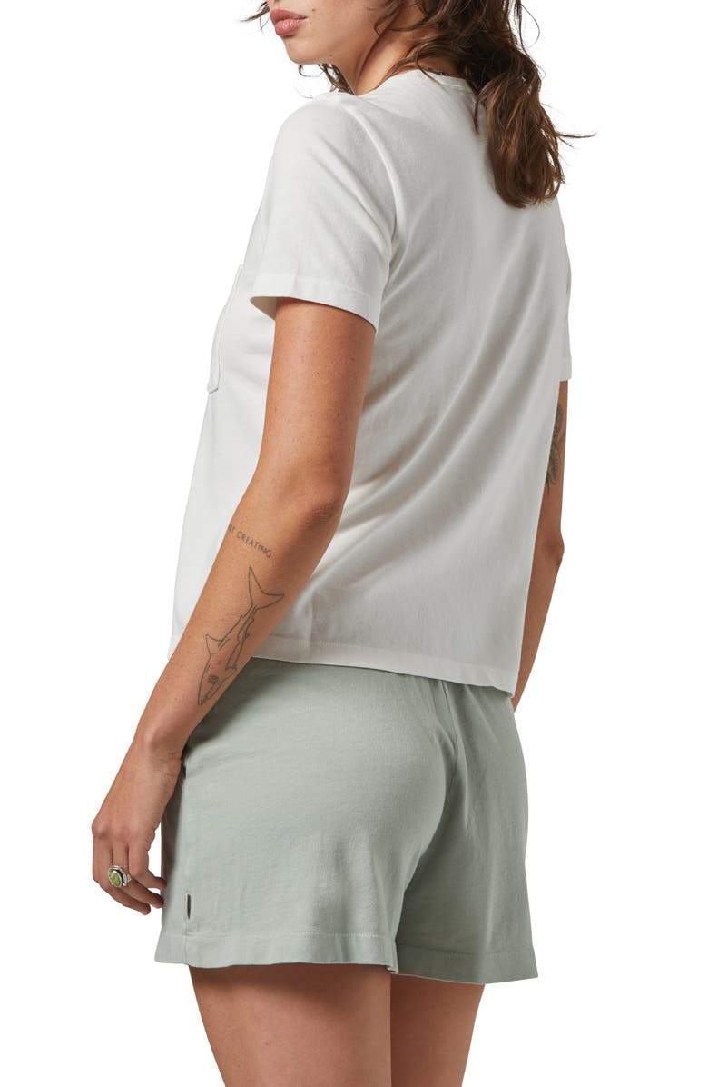 Brixton Carefree Organic Cotton T-Shirt, Alternate, color, Off White