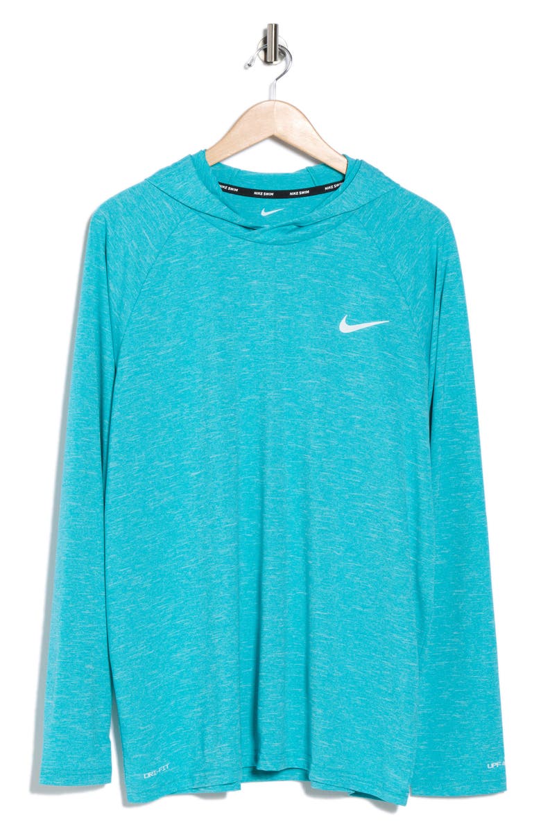Nike Swim Hydroguard UPF 40+ Long Sleeve Hooded Shirt, Alternate, color, 