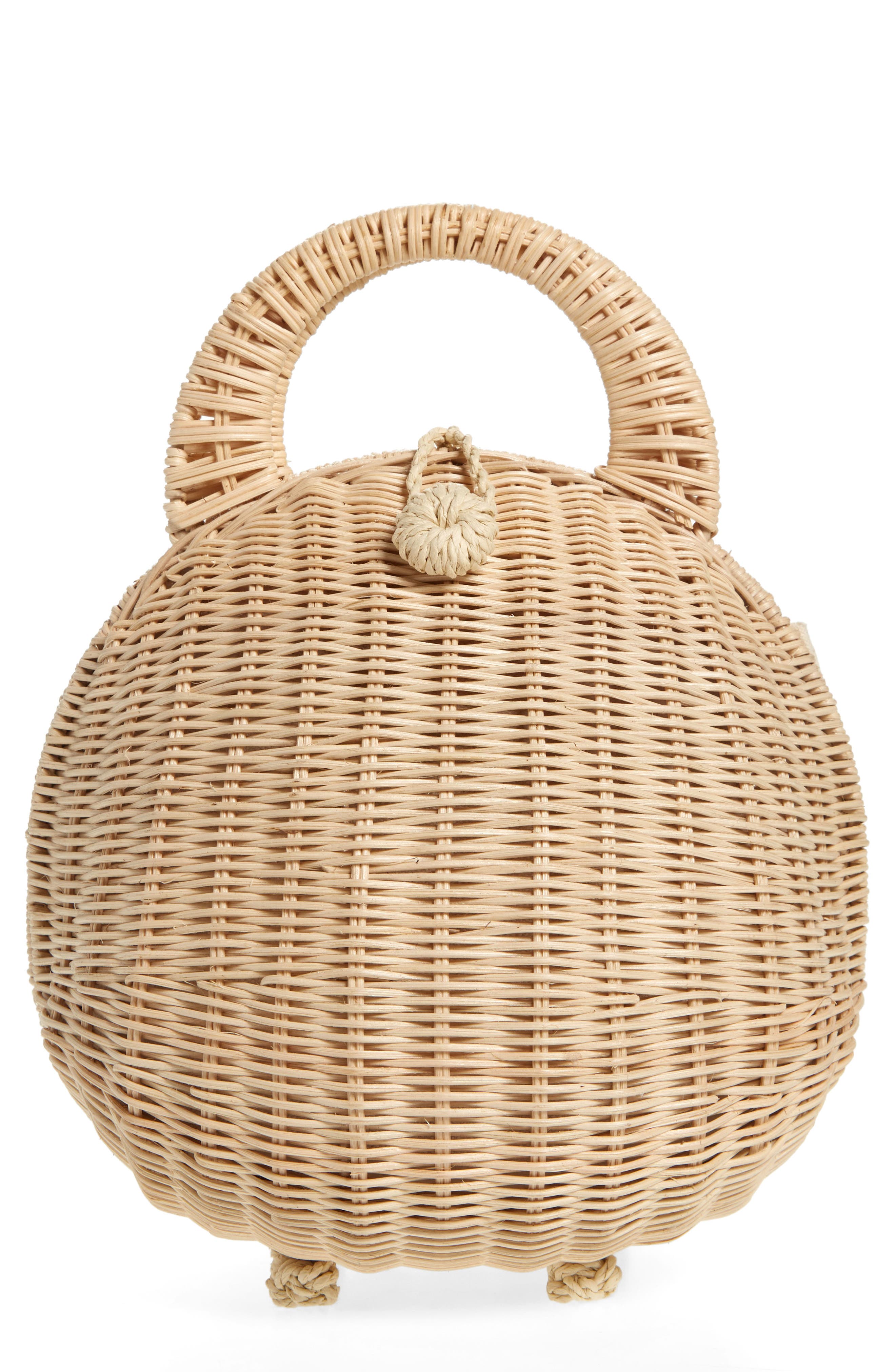 Cult Gaia Millie Rattan Top Handle Bag, Main, color, 