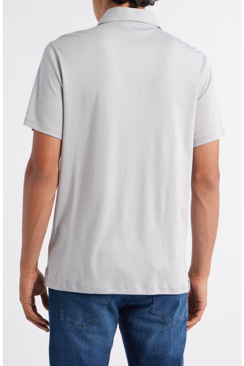 Georgia Solid Pima Cotton Polo, Alternate, color, CHALK
