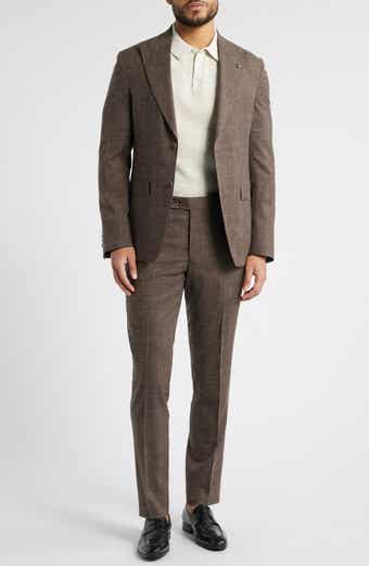 Jack Victor Marcus Peak Lapel Wool & Silk Blend Suit
