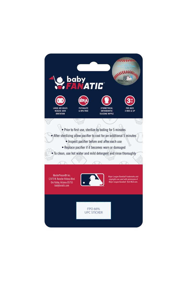 Boston Red Sox Pacifier 2-Pack, Alternate, color, Multicolor
