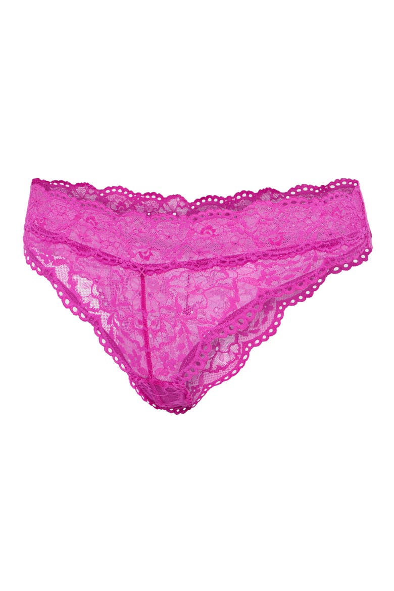 Soft 'N Savage Cheeky Lace Briefs, Main, color, PURPLE FLEUR