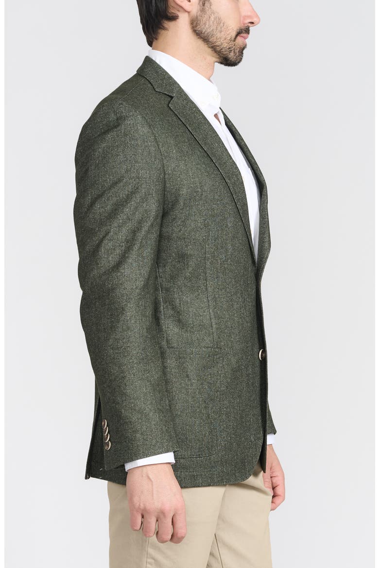 Wool Blend Sport Coat, Alternate, color, MOSS GREEN