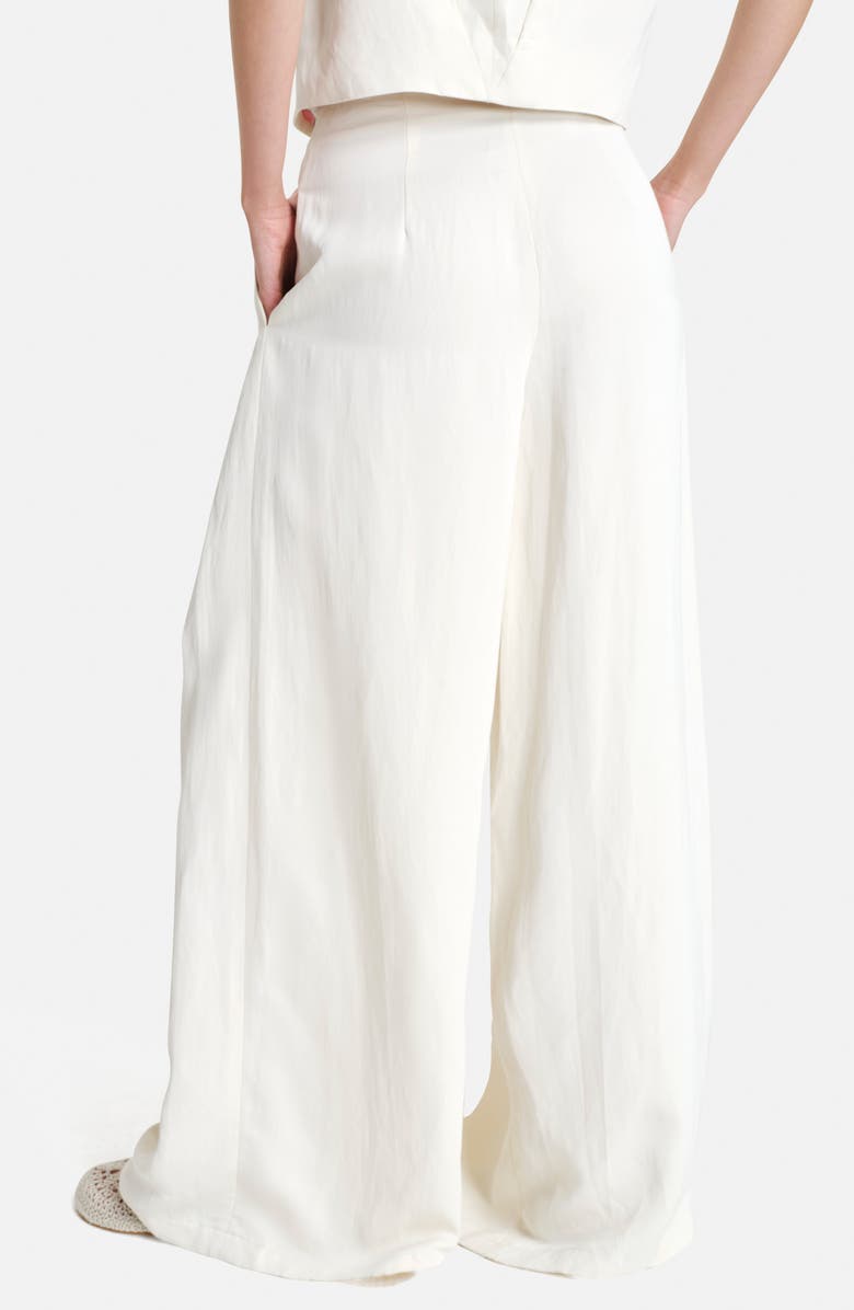 TWP Drew High Waist Wide Leg Pants, Alternate, color, Bone