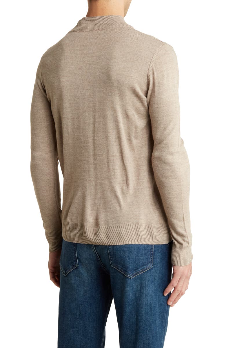 T.R. PREMIUM Tailored Recreation Wool Blend Sweater, Alternate, color, Tan