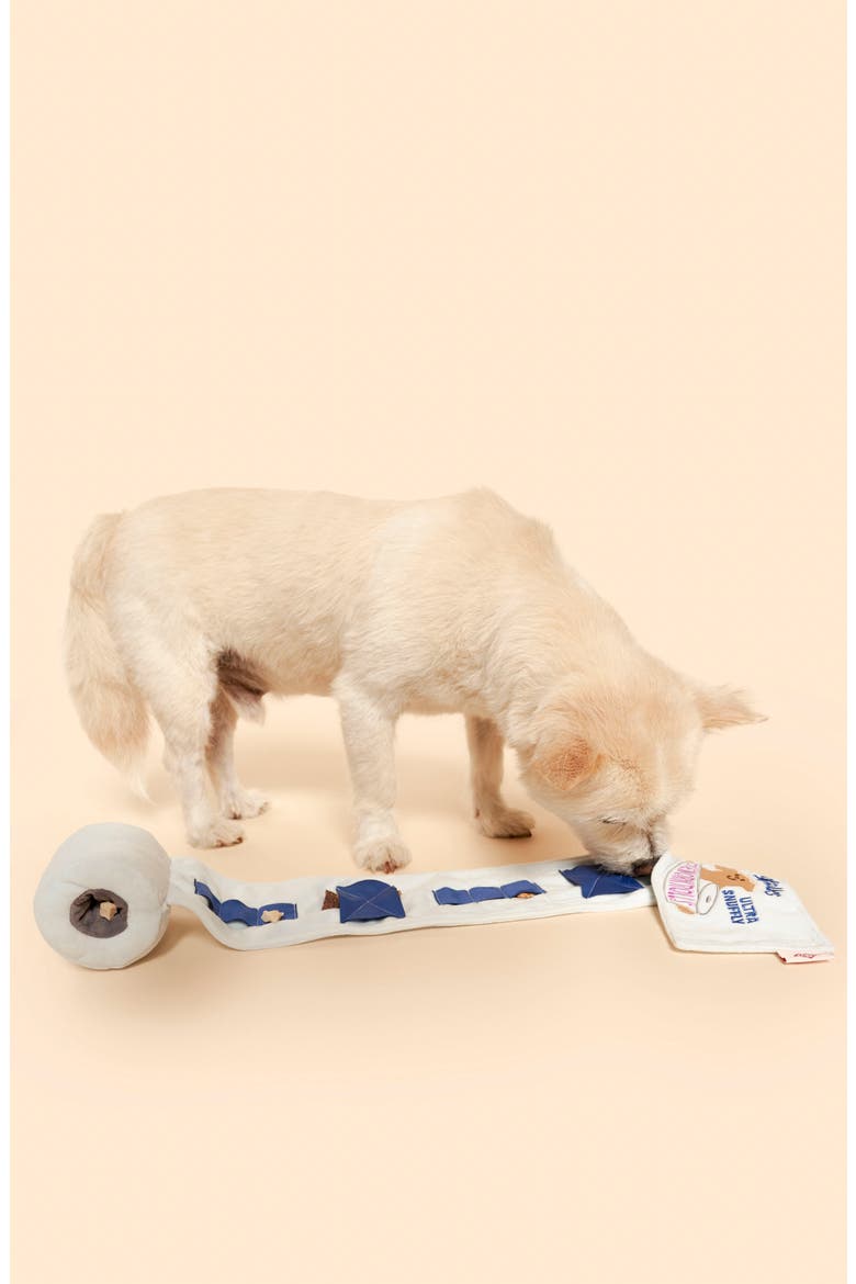 Toilet Paper Nosework Toy, Alternate, color, WHITE