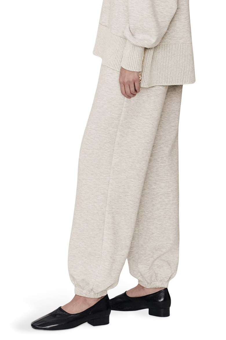 The Classic Cuff Jogger Pants, Alternate, color, IVORY MARL