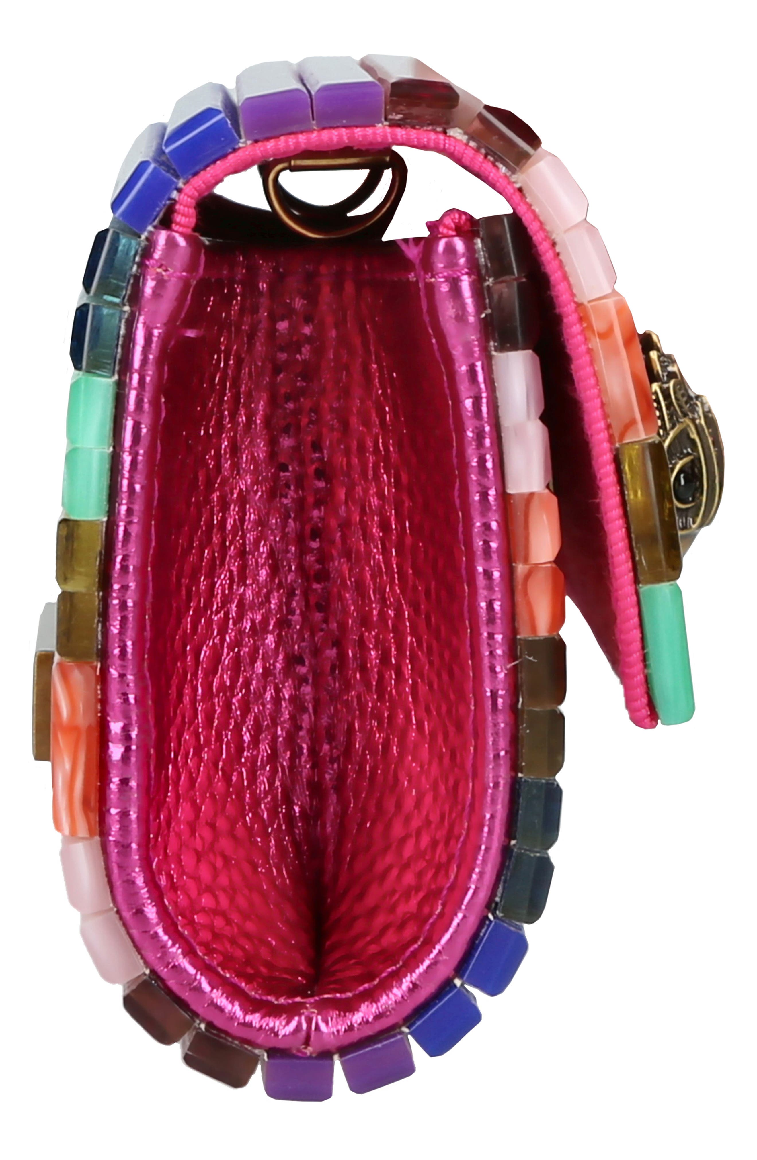 Mini Party Eagle Clutch, Alternate, color, MULT/OTHER