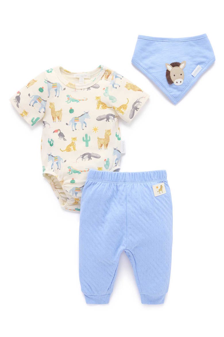 3 Piece Gift Set Boys, Main, color, Animal Fiesta Print
