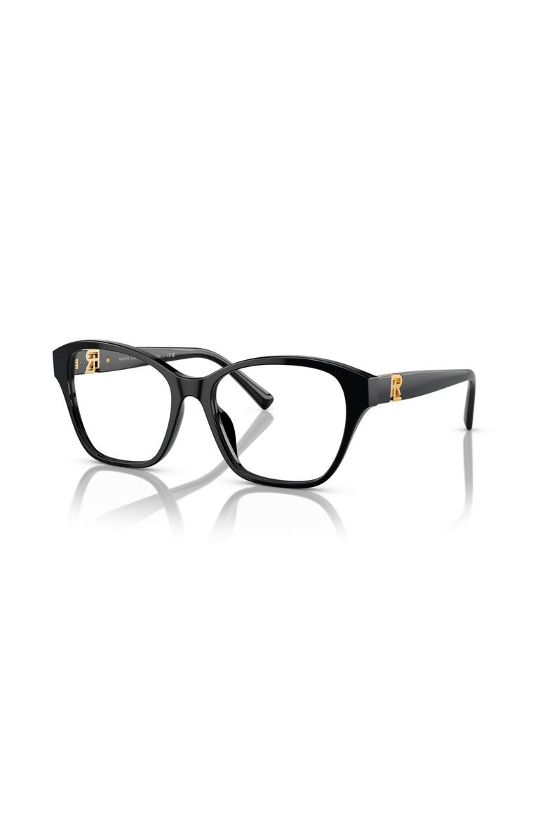 53mm Square optical glasses, Main, color, Black