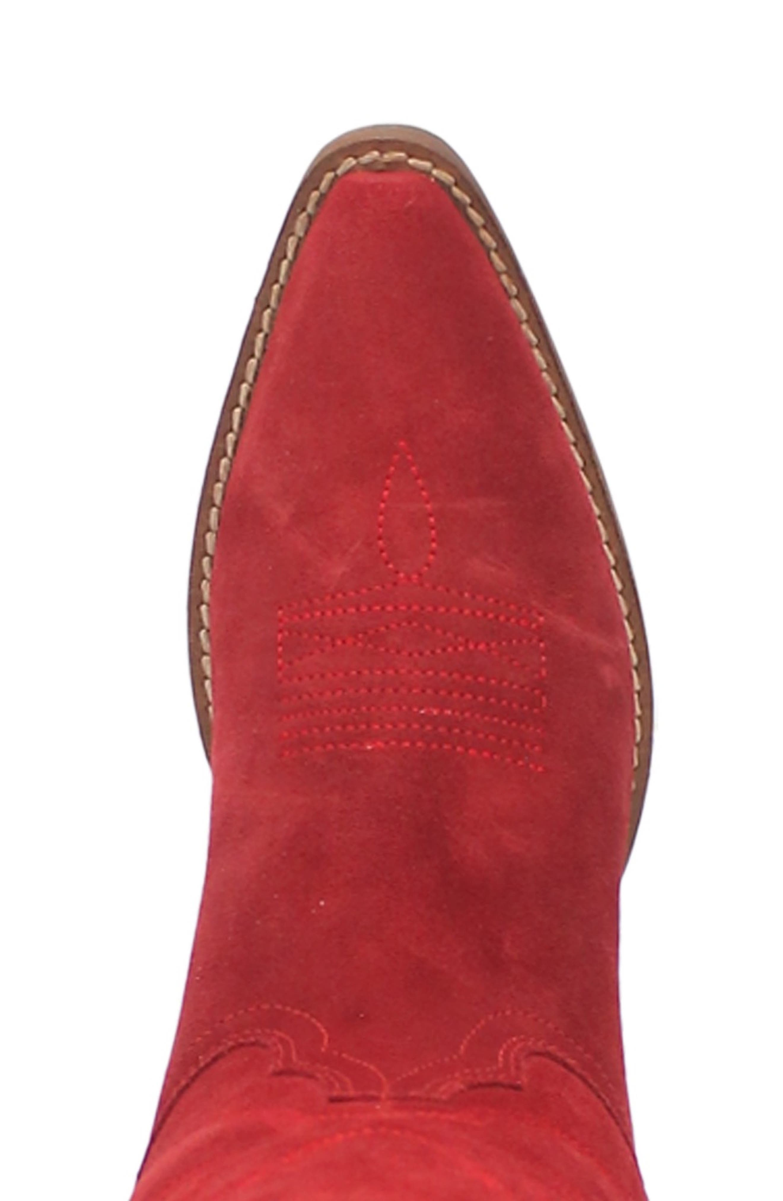 Out West Cowboy Boot, Alternate, color, RED