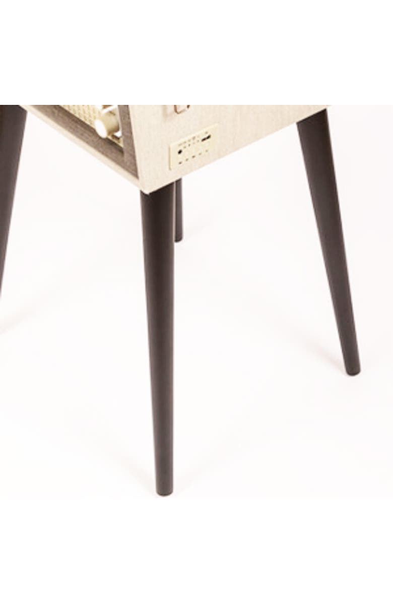 Gpo Bermuda Turntable Usb Removable Legs Grey Crm, Alternate, color, Multicolor