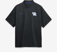 Nike Men's Nike Black Kentucky Wildcats 2026 Sideline Short Sleeve Quarter-Zip Coach Jacket