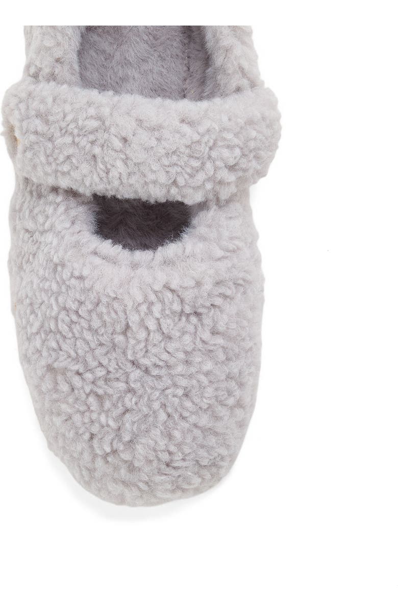 DEARFOAMS Maryanne Luxe Teddy Maryjane, Alternate, color, Sleet