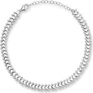 CHLOE AND MADISON Chevron Chain Bracelet