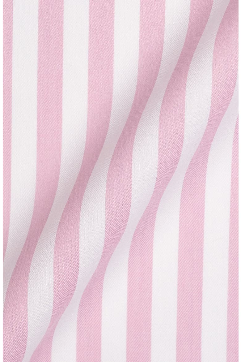 Bold Twill Stripes Pima Cotton Shirt, Alternate, color, Pink Bold Twill Stripes